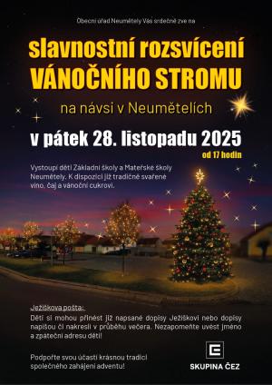 Rozsvícení vánočního stromu